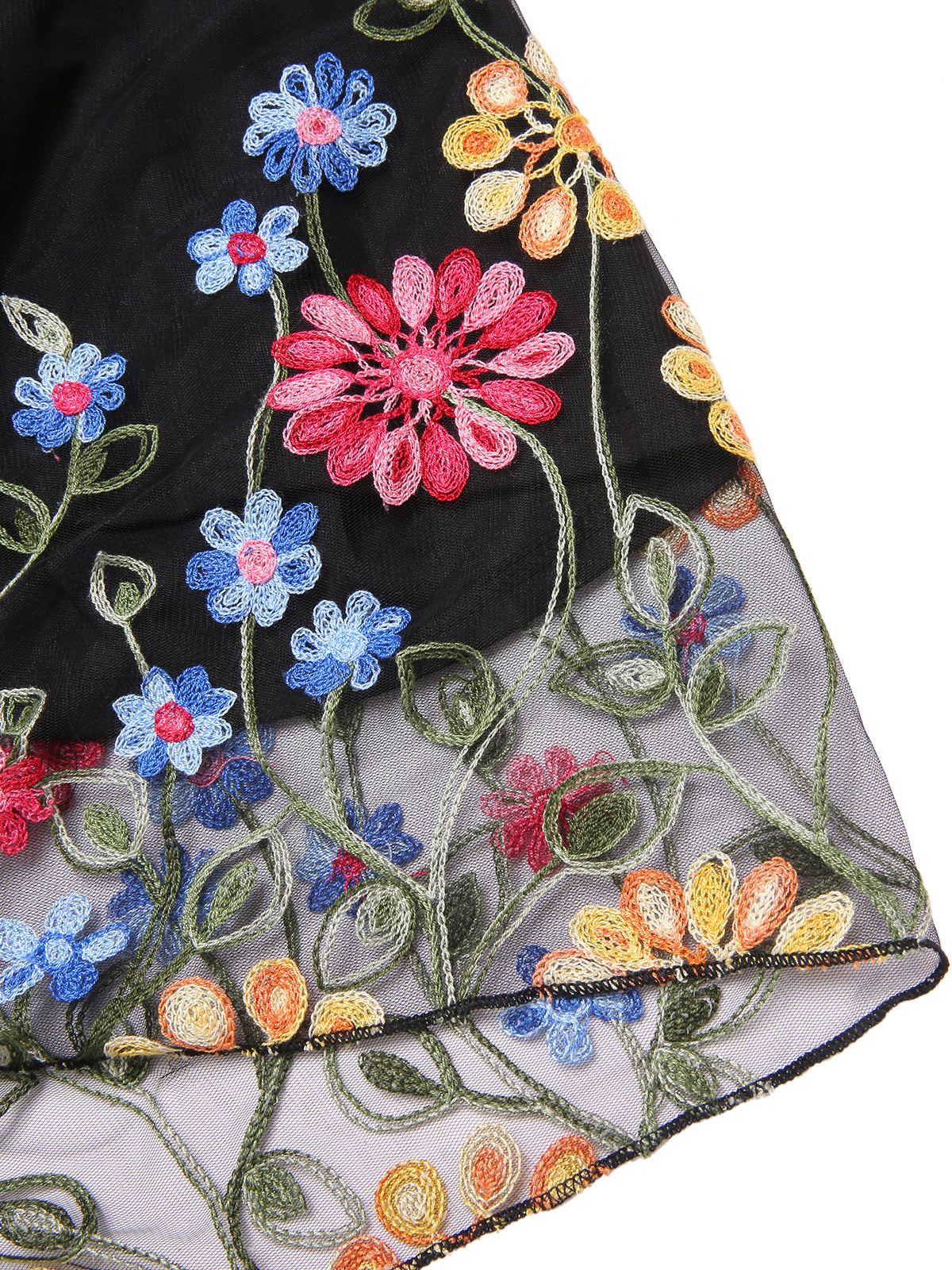 Niebieska sukienka z dekoltem w serduszko z lat 50. XX wieku z kwiatowymi guzikami