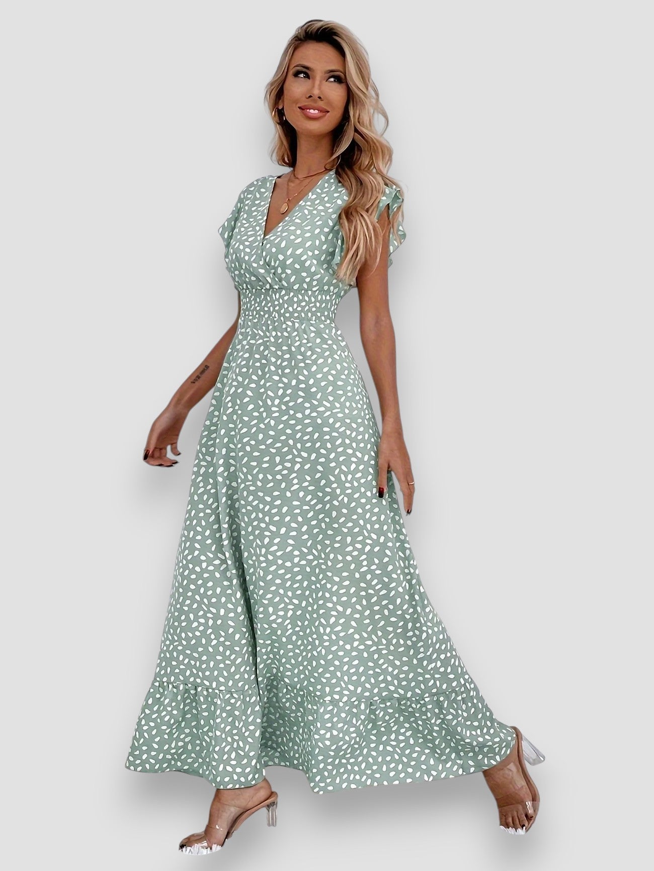 Antonina | Sukienka z falbankami