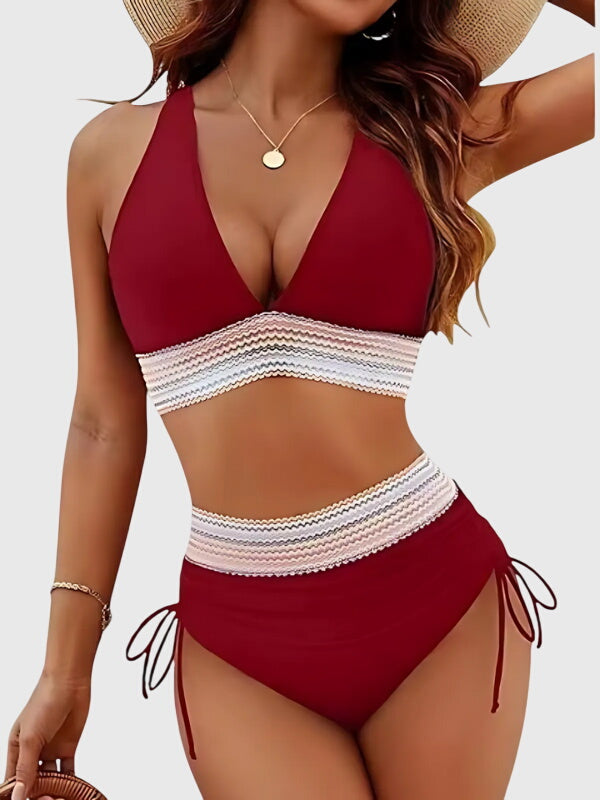 Lidia – High-Waisted Tummy Control Bikini Set