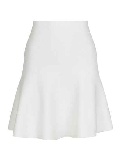 Dzianinowa spódnica Neo Noir Hanna w kolorze złamanej bieli