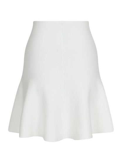 Dzianinowa spódnica Neo Noir Hanna w kolorze złamanej bieli