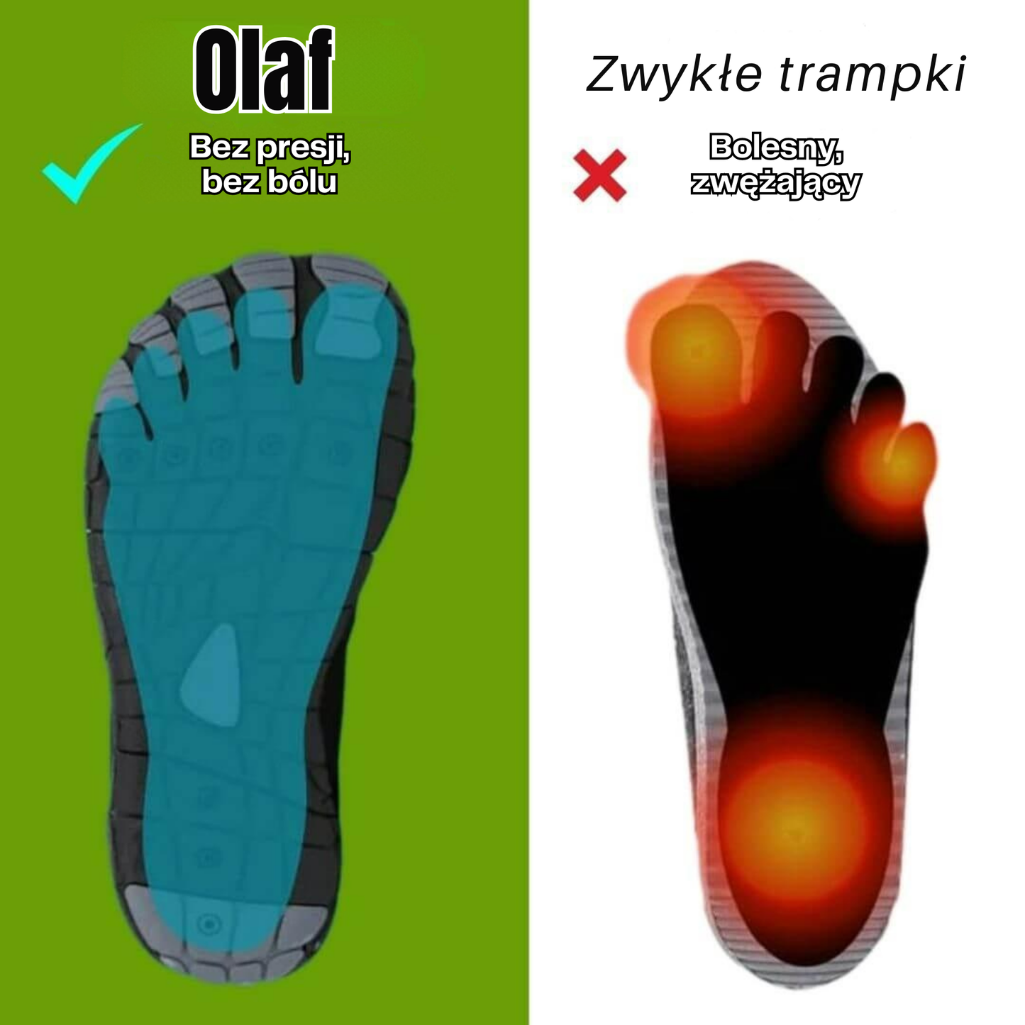 Olaf / Ergonomiczny, łagodzący ból komfort