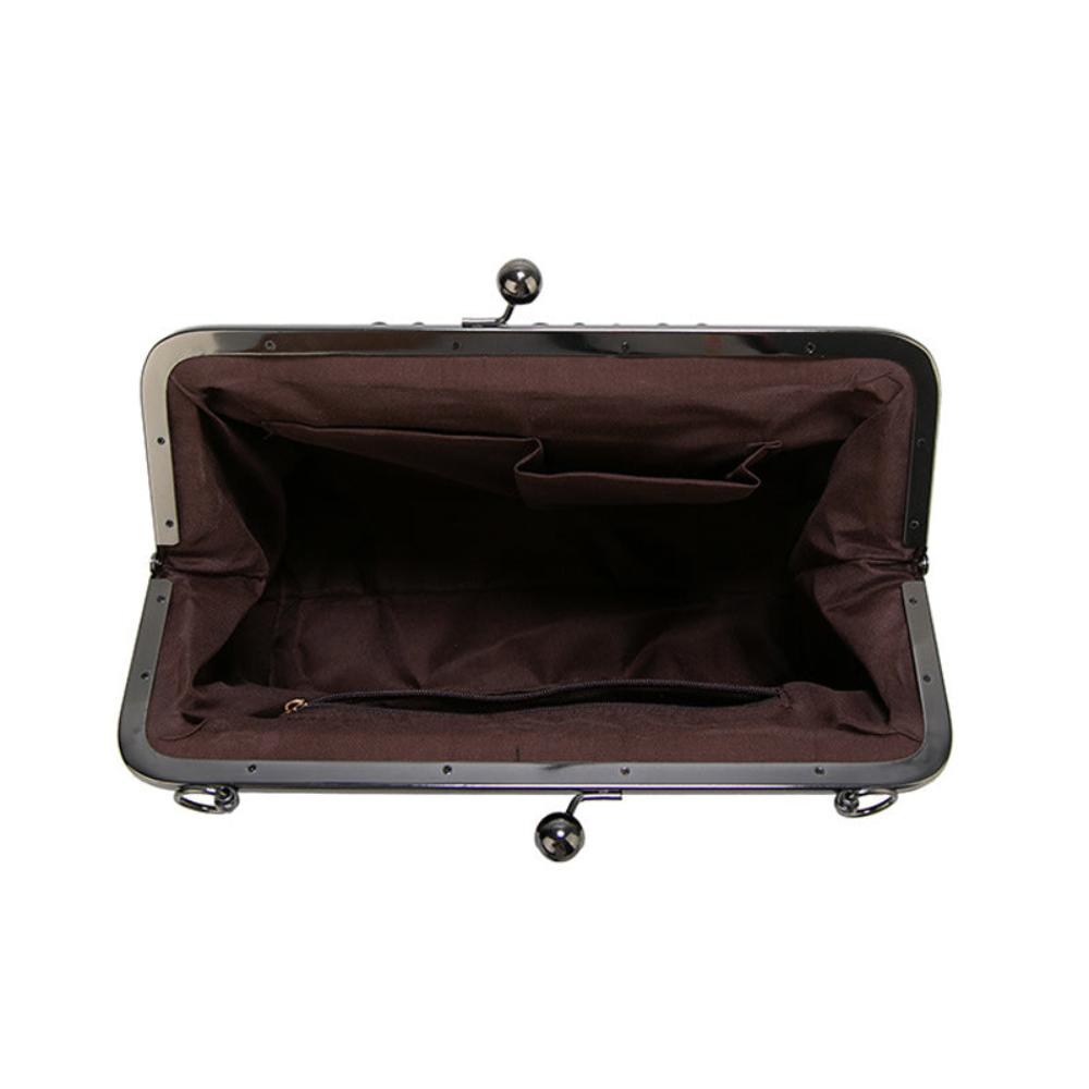 Mila | Torebka w stylu vintage zapinana na klapę