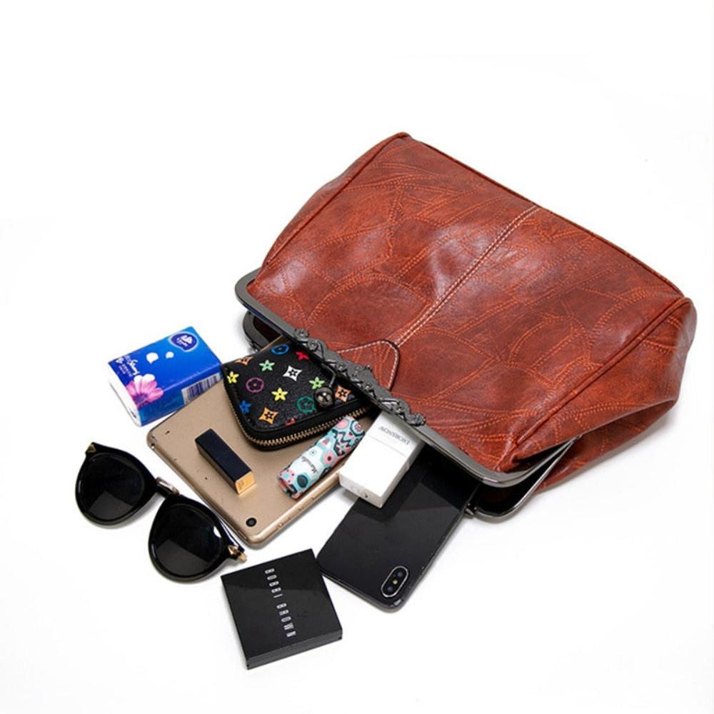 Mila | Torebka w stylu vintage zapinana na klapę