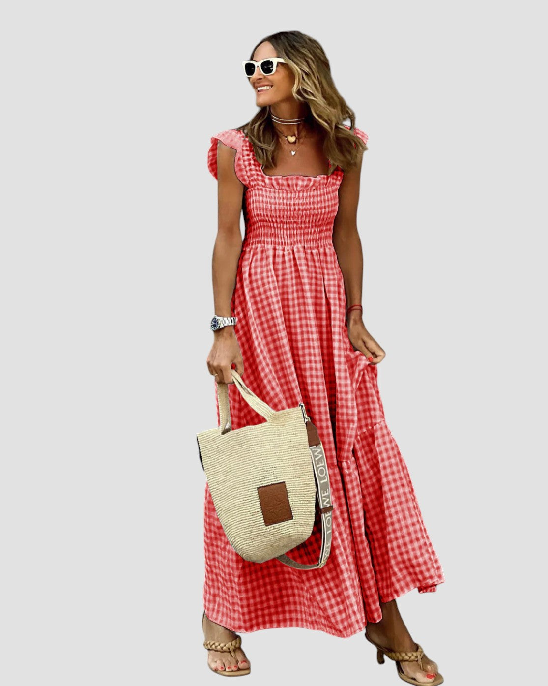 Manuela | Romantyczna długa sukienka