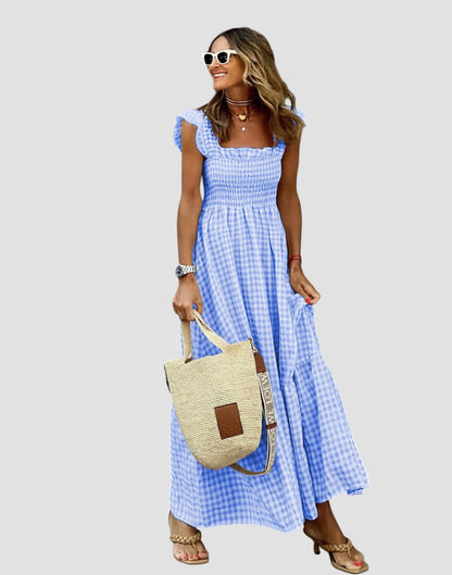 Manuela | Romantyczna długa sukienka