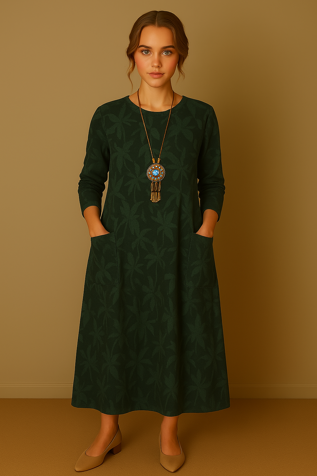 Lea - Casualowa zimowa sukienka