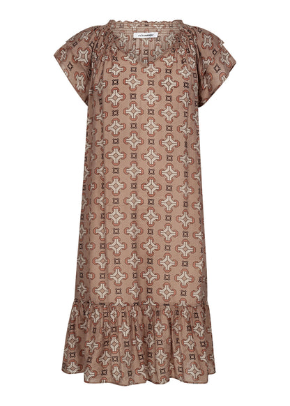 Sukienka Co'Couture Sunrise Crop EgyptCC w kolorze orzecha włoskiego