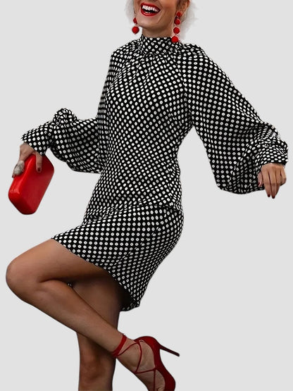 Milka | Krótka sukienka w kropki