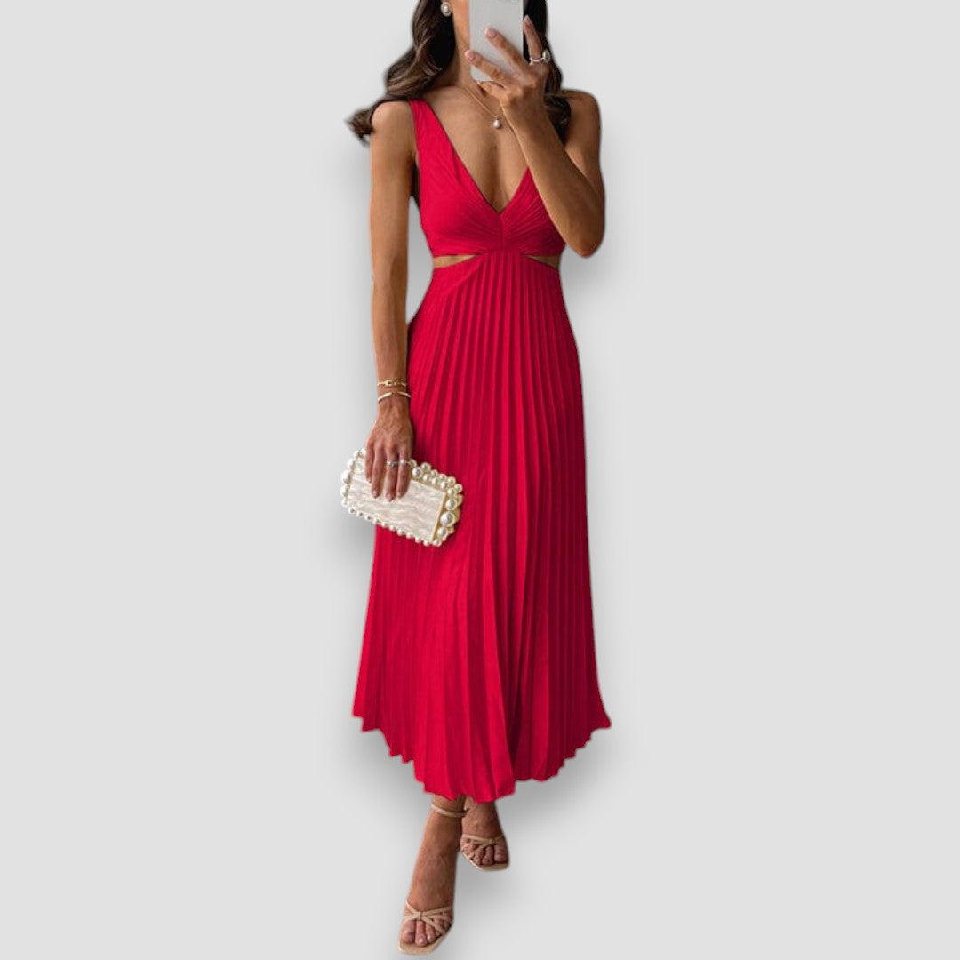 Malwina | Plisowana sukienka