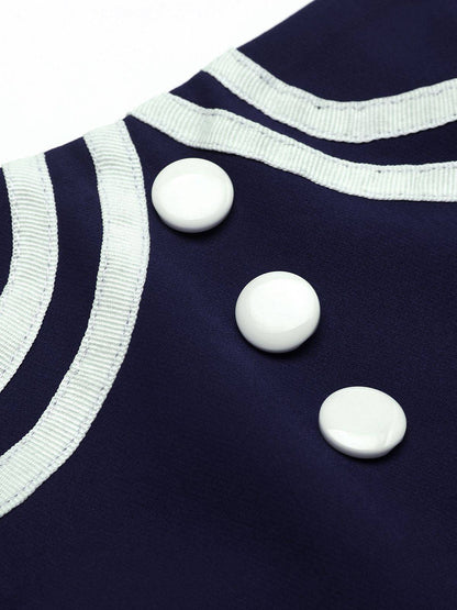 Jednoczęściowy, patchworkowy kostium kąpielowy z lat 50. z kwiatowym wzorem i dekoltem typu halter