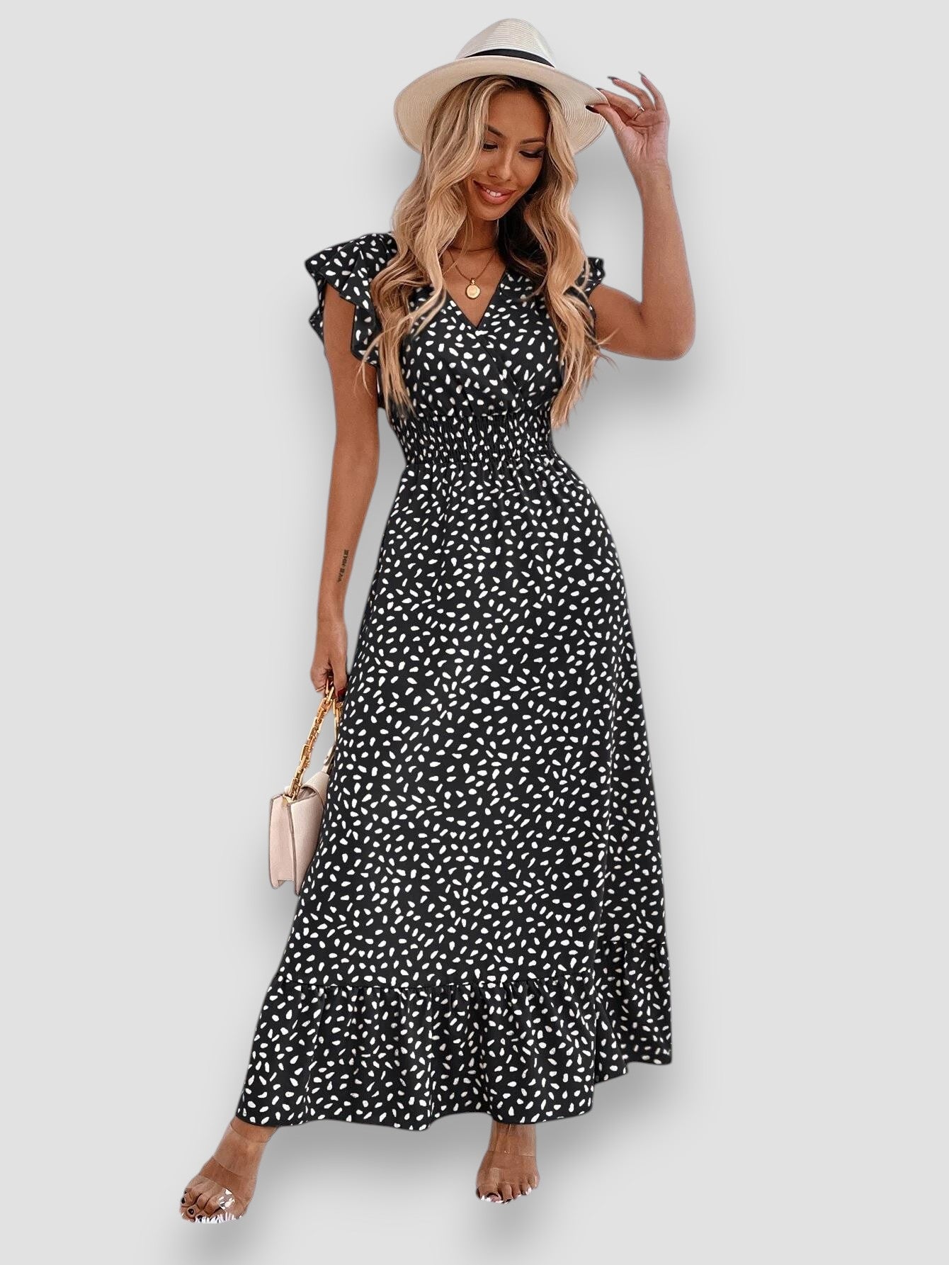 Antonina | Sukienka z falbankami