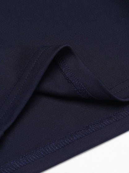 Różowo-czarny, patchworkowy kostium kąpielowy z wycięciem w serek z lat 40.