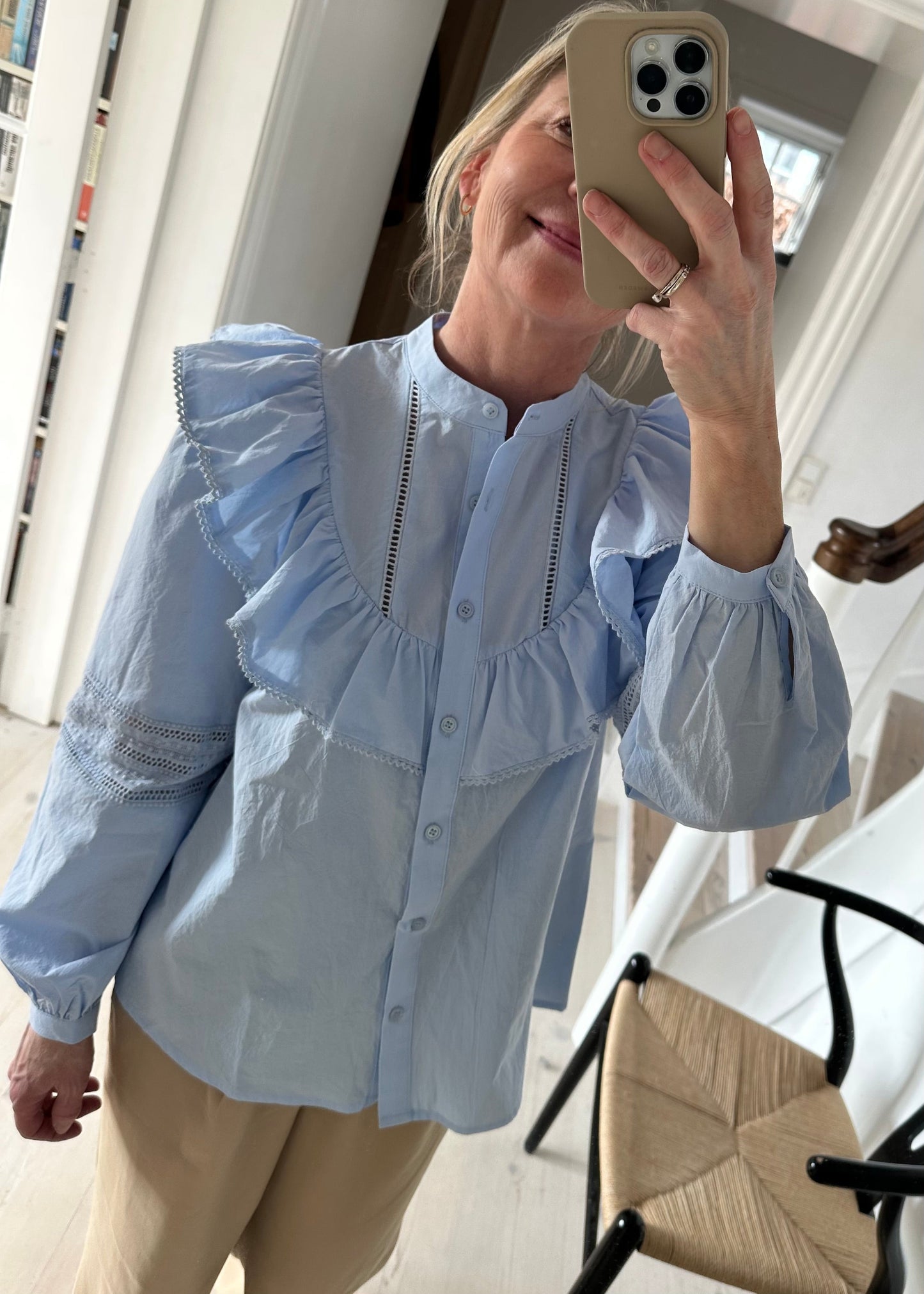 Koszula Noella Jovanny w kolorze jasnoniebieskim