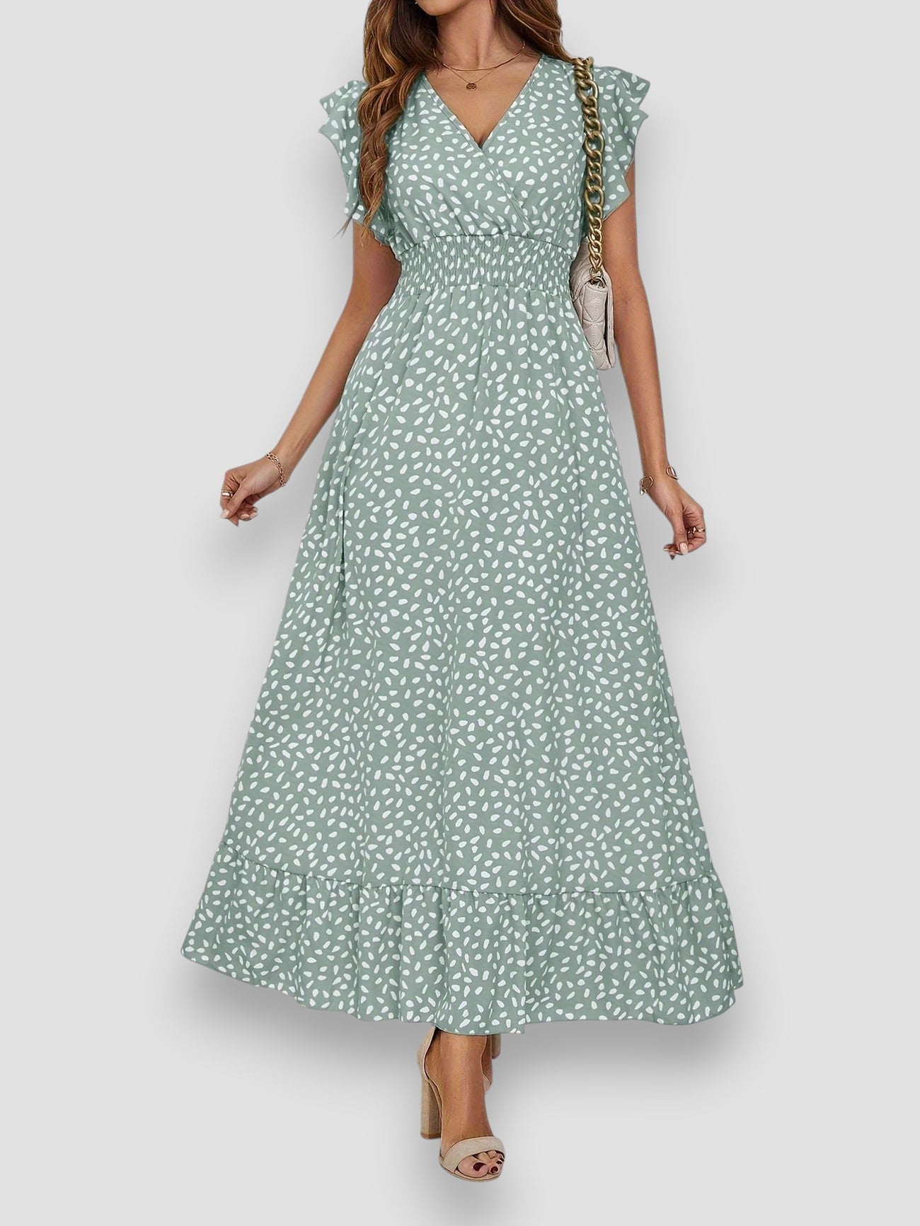 Antonina | Sukienka z falbankami