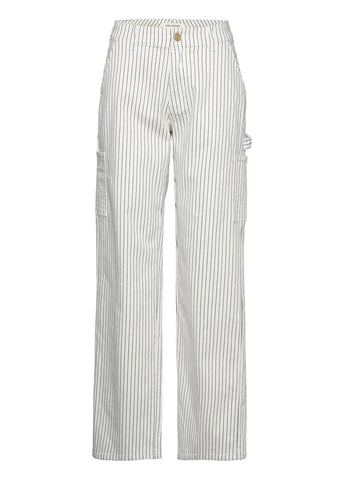 Spodnie Sofie Schnoor Gittesw w kolorze kremowym w paski