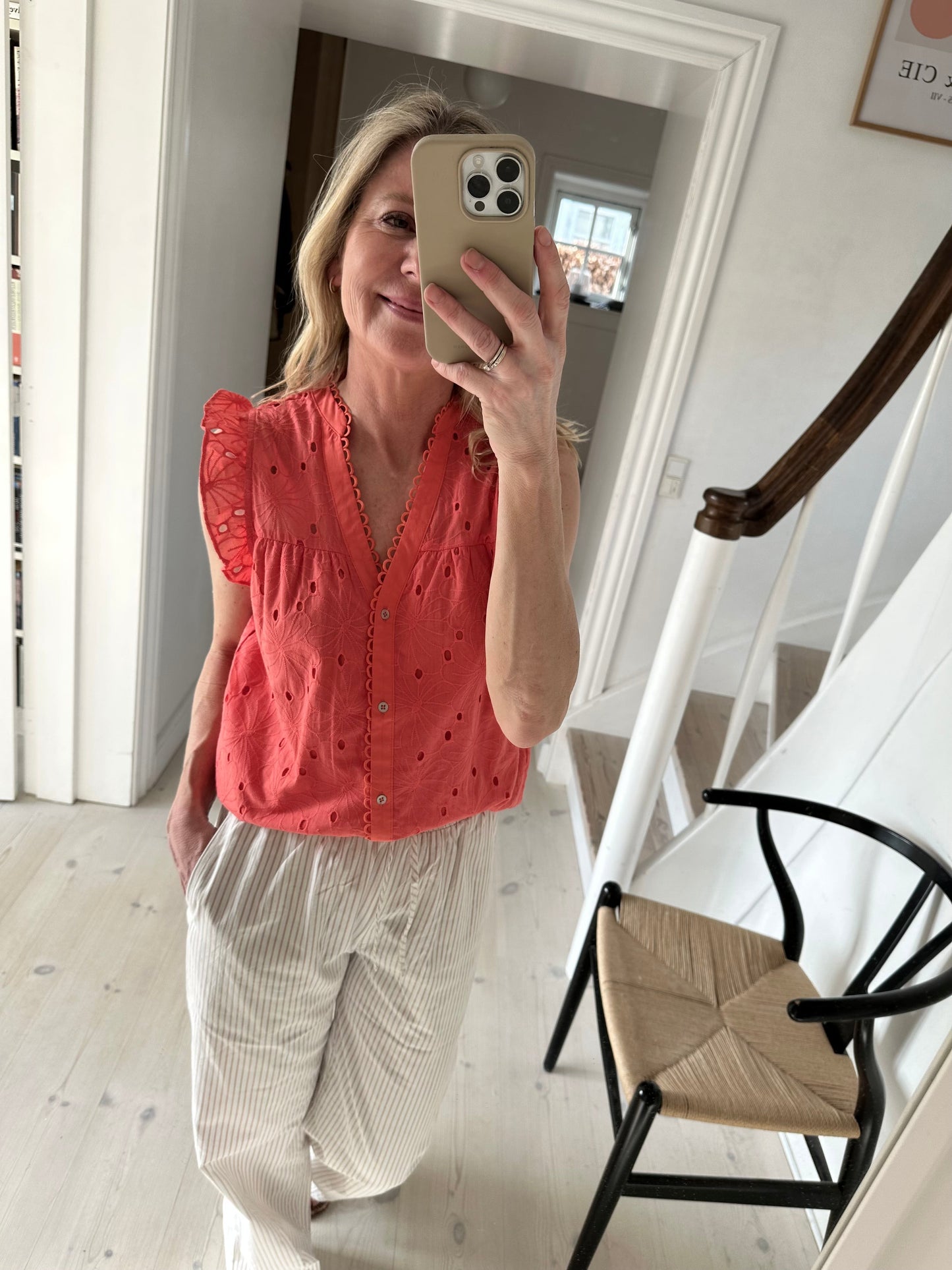 Co'Couture PolaCC Anglaise Top Pelican