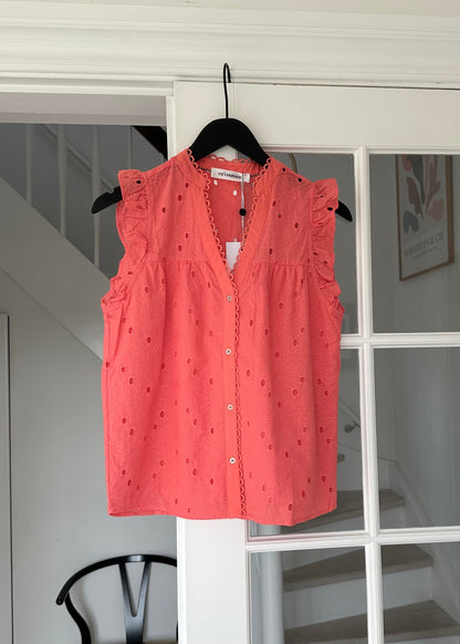 Co'Couture PolaCC Anglaise Top Pelican