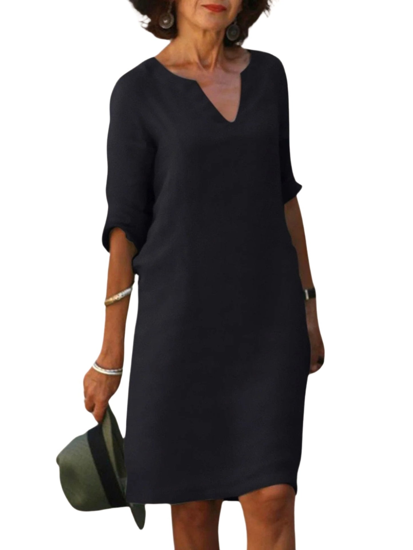 Aneta | Żywa sukienka z dekoltem w kształcie litery V