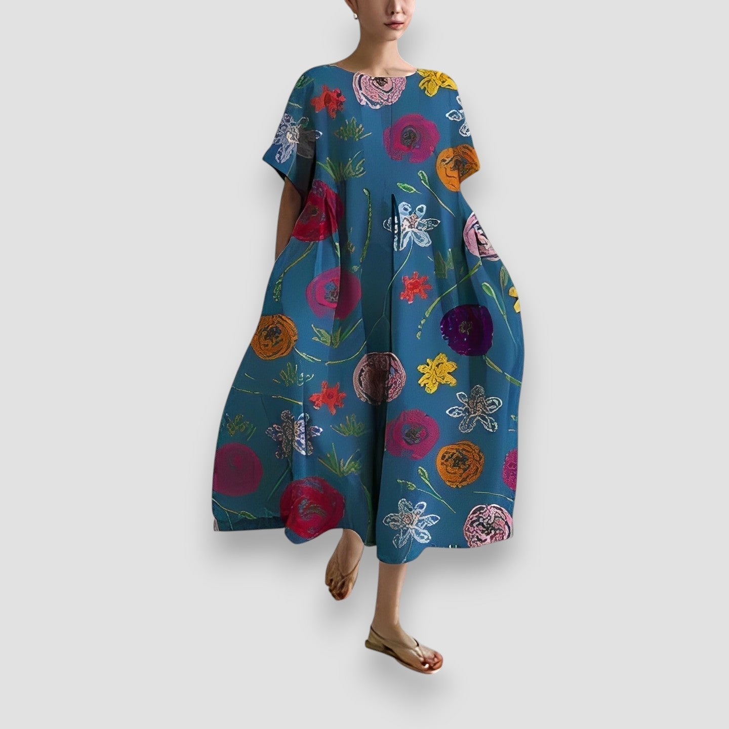 Romana | sukienka w kwiaty