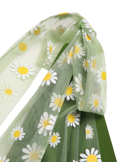 Sukienka z siateczki Daisy z lat 50. w kształcie litery A