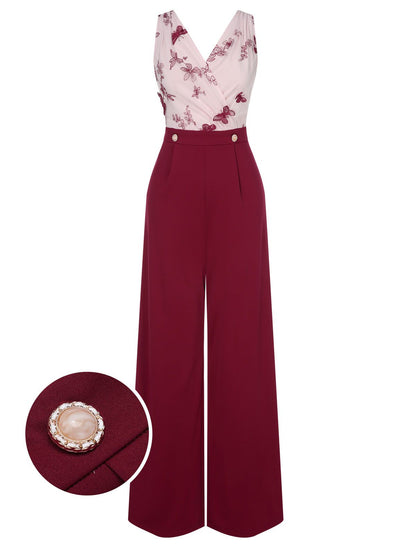 Damski kostium kąpielowy bikini w kropki z wysokim stanem