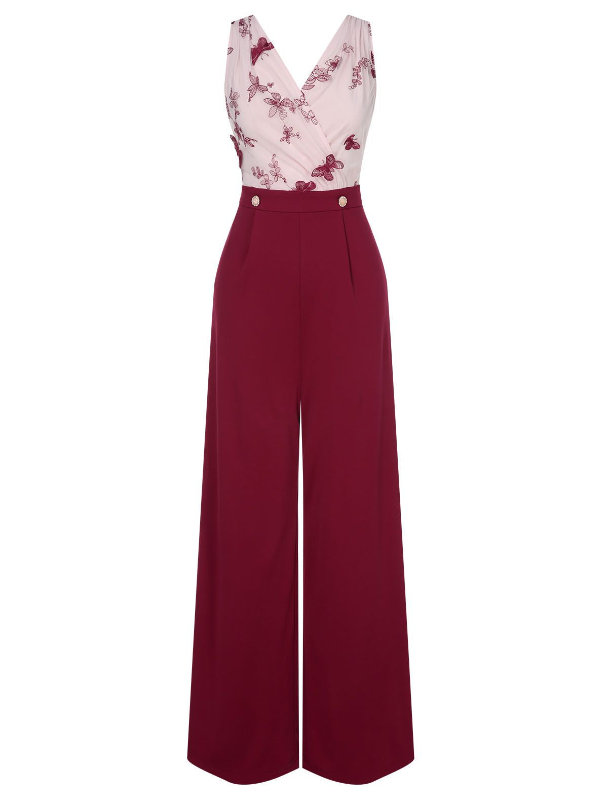 Damski kostium kąpielowy bikini w kropki z wysokim stanem