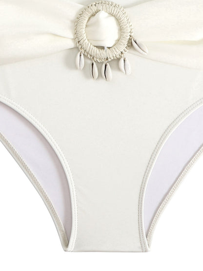 Sukienka z guzikami w kolorze zielonym khaki z lat 50.