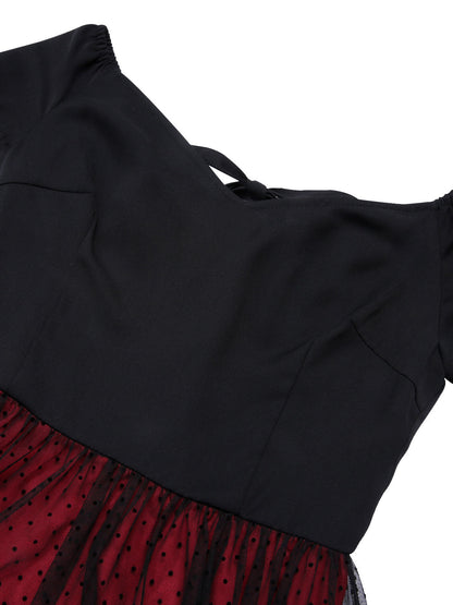 Dwuczęściowa bluzka z lat 60. w kolorze różowego różu i plisowana spódnica