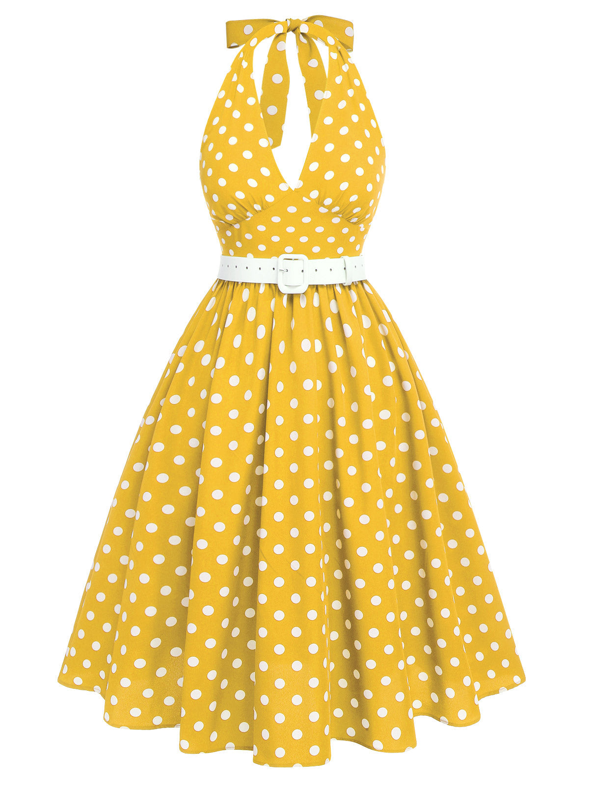 2 Bluzka w czerwono-pomarańczowe paski z lat 50. i plisowana spódnica