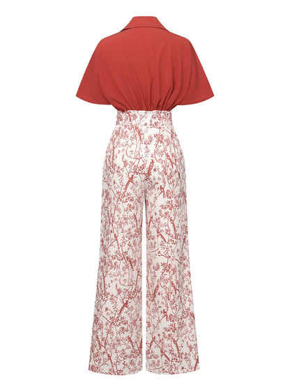 Czarny, wiśniowy kostium kąpielowy z dekoltem typu halter z lat 60. XX wieku