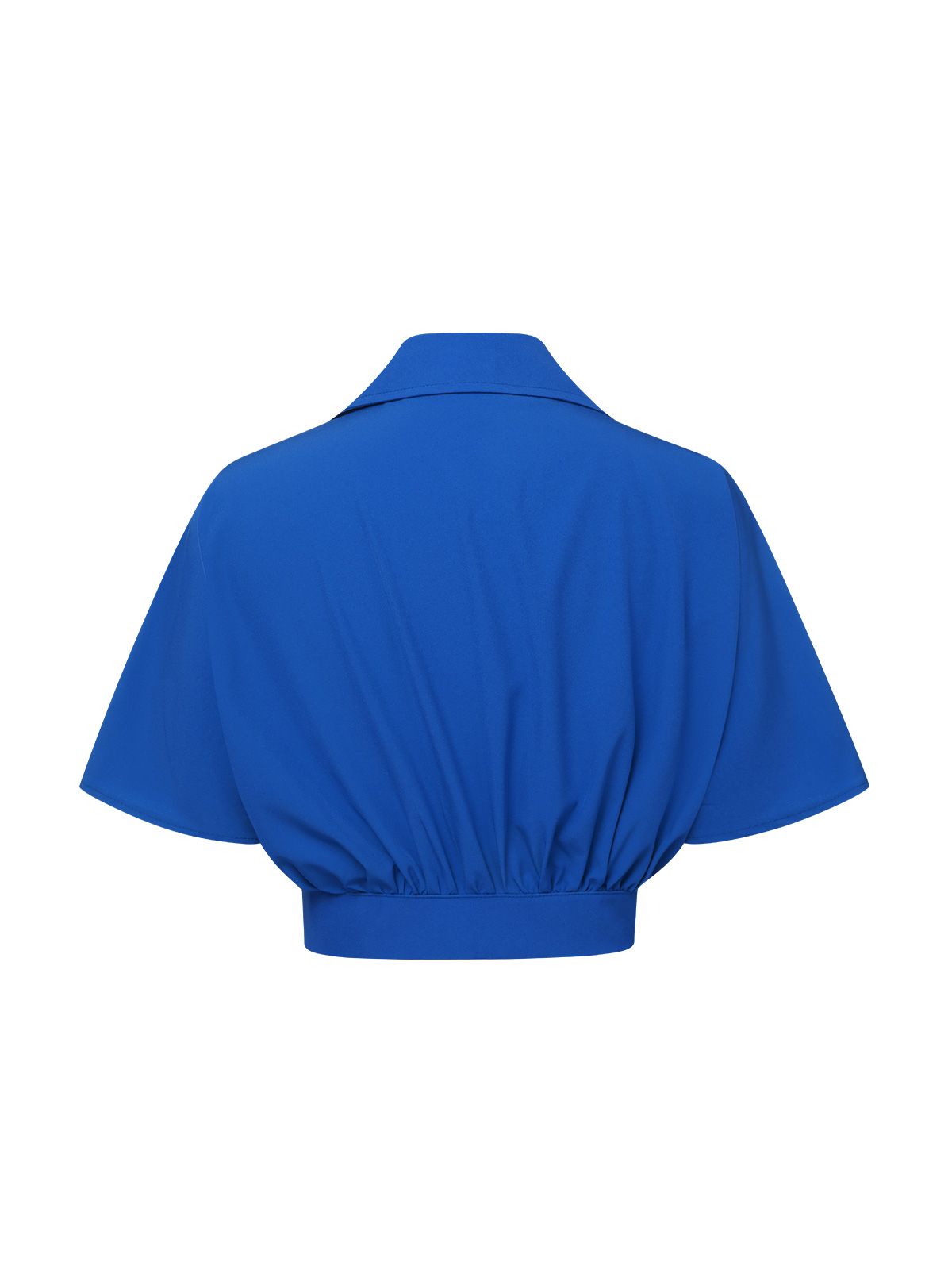 Kombinezon z motylami i patchworkowym dekoltem w serek z lat 50.