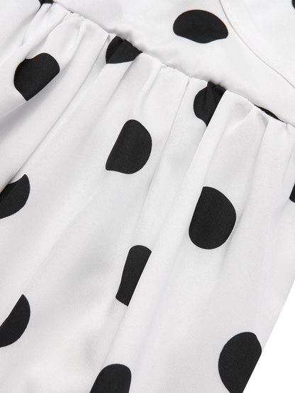 Sukienka z wysokim rozcięciem i dekoltem w serek z lat 30., z paskiem