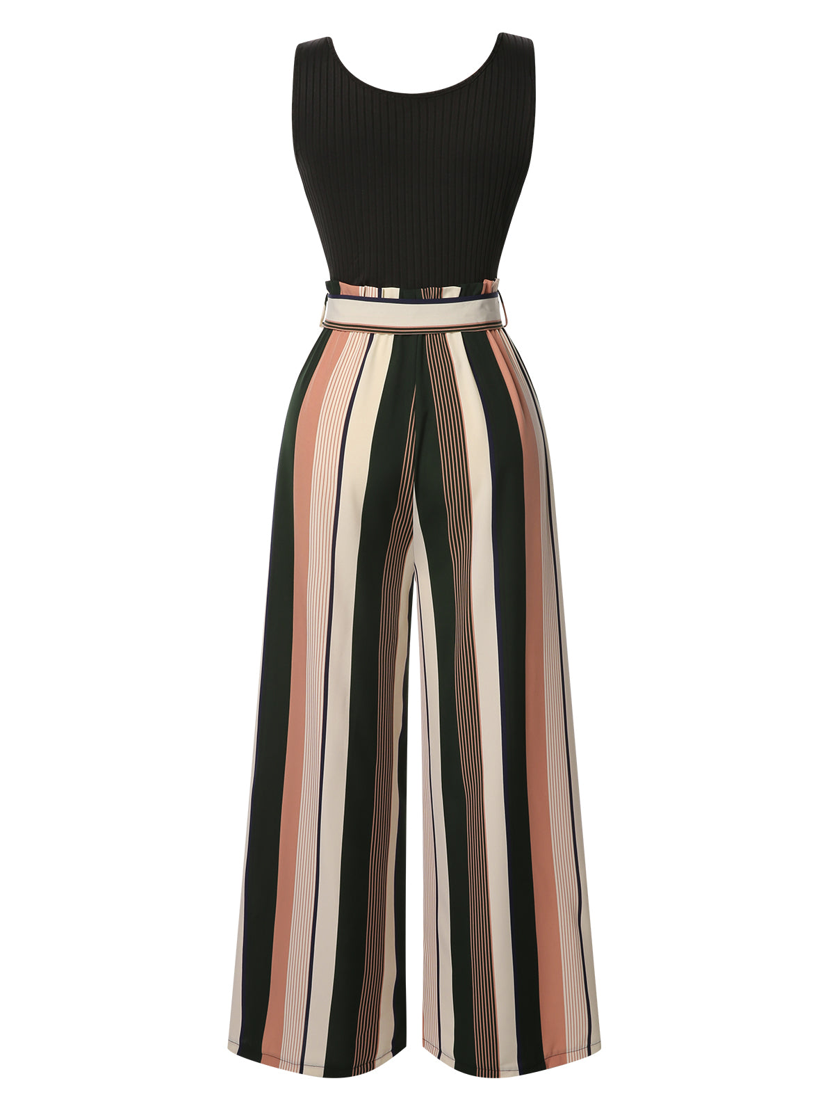 Beżowa, bawełniana sukienka z lat 40. z haftowanym kwiatowym dekoltem w serek