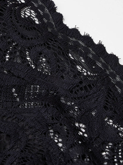 Sukienka z dekoltem w serduszko z lat 50., wiązana na szyi