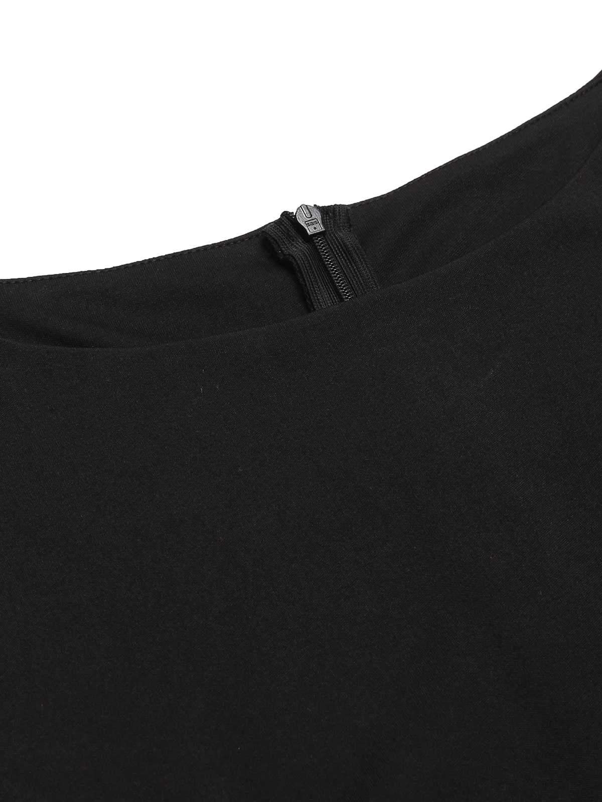 Granatowy, ramiączka typu spaghetti