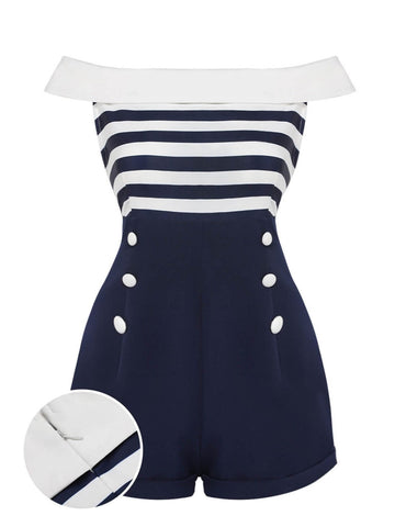 Różowo-czarny, patchworkowy kostium kąpielowy z wycięciem w serek z lat 40.