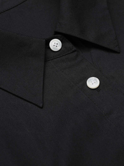 Sukienka vintage z czarnymi motylami i patchworkiem z lat 50., koktajlowa elegancja