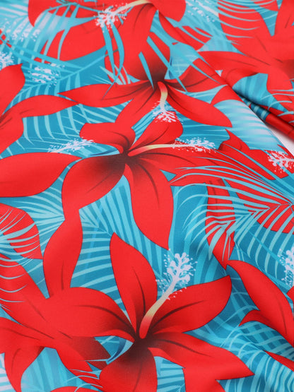 Czarny, kratkowany kostium kąpielowy z lat 40. XX wieku z dekoltem typu halter