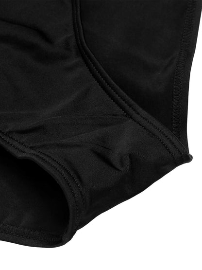 Komplet, czerwono-niebieski kostium kąpielowy z halterem z lat 40.