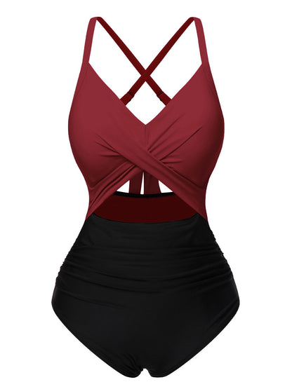 Sukienka koktajlowa pin-up w stylu vintage z kwiatowym wzorem w kształcie litery A z lat 50.