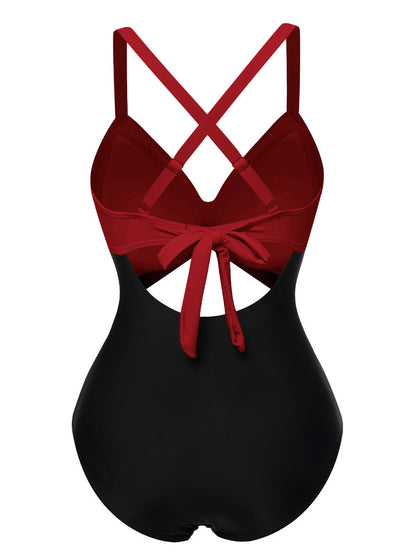 Sukienka koktajlowa pin-up w stylu vintage z kwiatowym wzorem w kształcie litery A z lat 50.