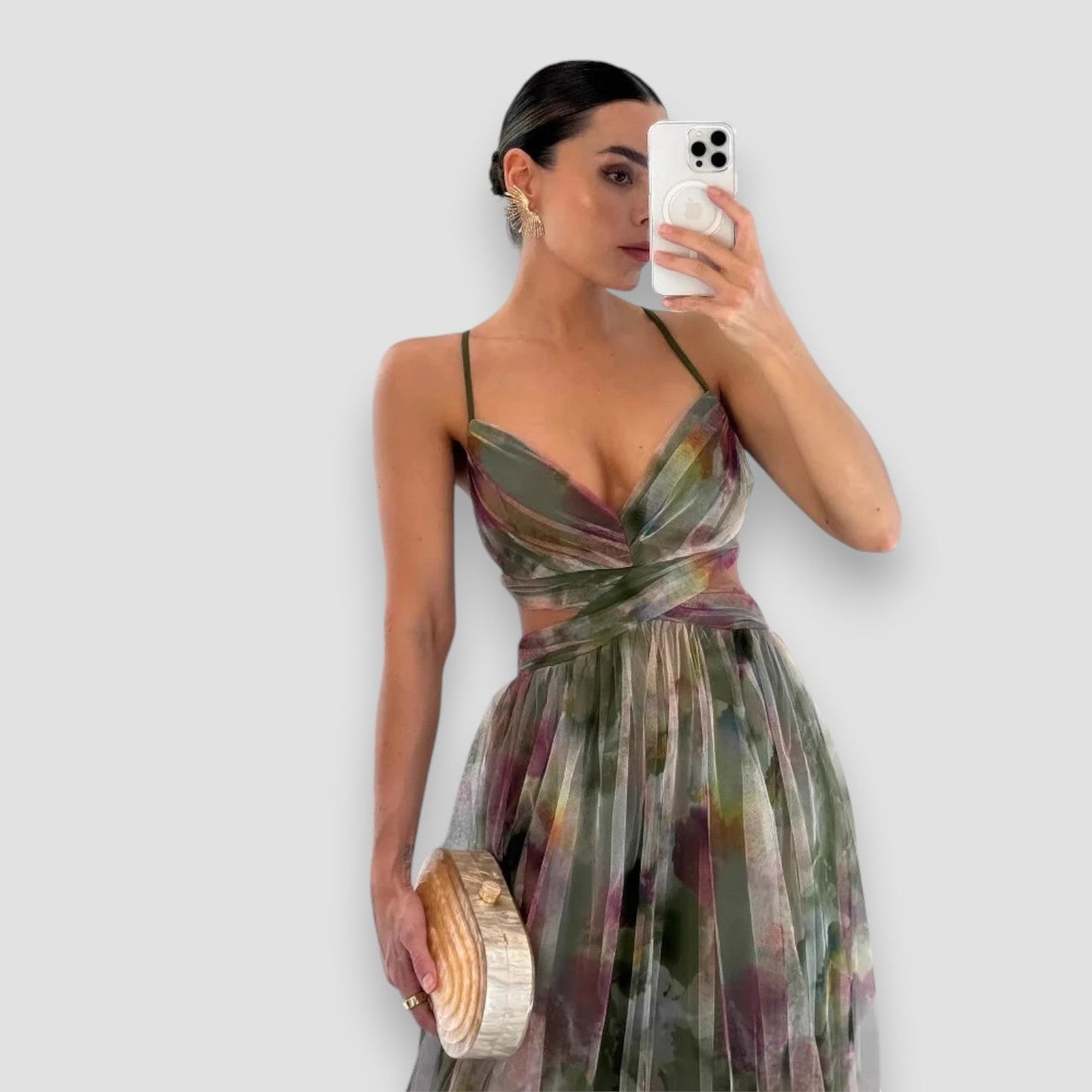 Adela | Tiulowa sukienka