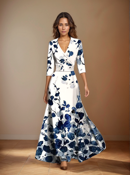 Lotaryngia | Sukienka z kwiatowym nadrukiem