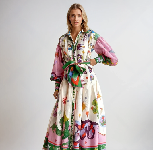 Klaudia | Sukienka z objętością