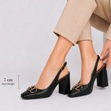 Czarne – Odkryta Pięta 7 cm