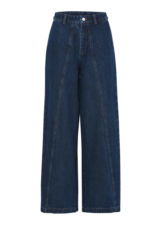 Spodnie La Rouge Clara w kolorze ciemnego dżinsu