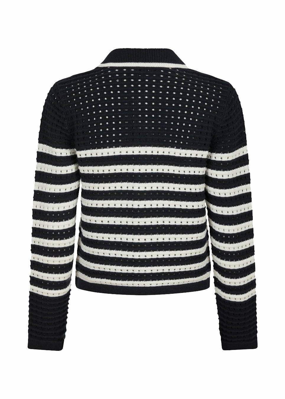 Dzianinowy kardigan Neo Noir Effie w kolorze granatowym