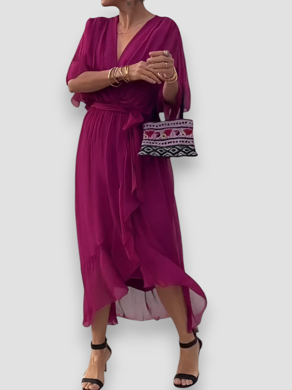 Karolina | Sukienka z dekoltem w kształcie litery V