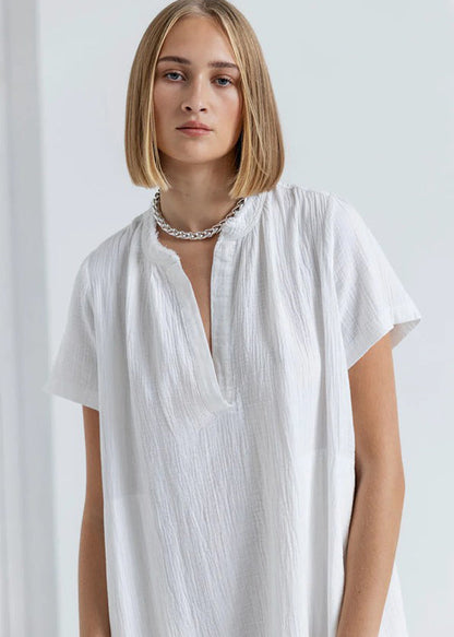 Projekt AJ117 Sukienka wiedeńska biała